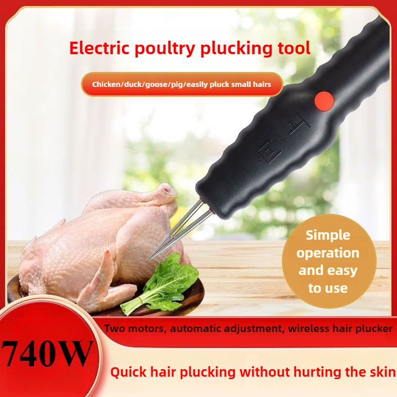 Chicken Plucker Machine - Spiumatrice Elettrica Portatile per Polli, Completamente