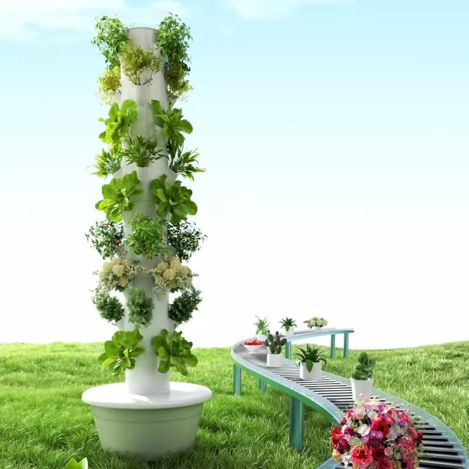 Torre di Coltivazione Idroponi - Agriculture Vertical Farming recensione e prezzo
